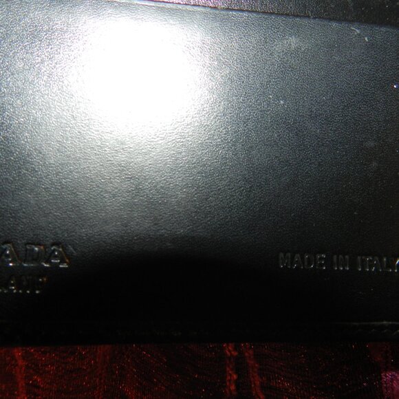 Vintage Prada Tessuto Nylon & Leather Handbag and Prada Nero Leather Wal… - Picture 14 of 16